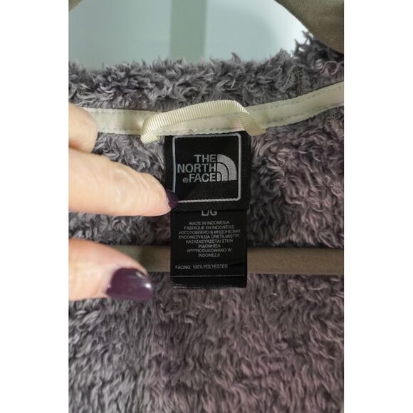 The North Face Windwall 2 Jacket Metallic Grey Hooded Fleece Lined Zip Up - Picture 6 of 9